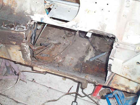 Cut a hole for the turbo box