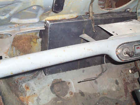 The heater has to be repositioned